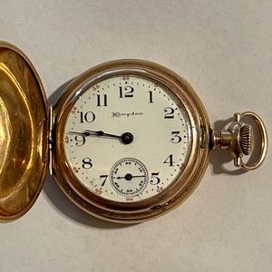 1907 Hampden 15j 3/0 pocket watch (Non Working) Read Description